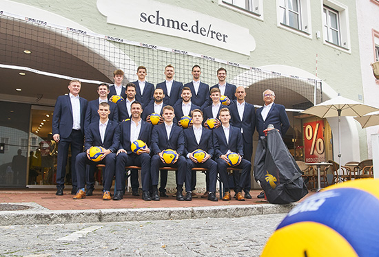 Fotoshooting der "2. Volleyball Bundesliga Süd 2020/2021"